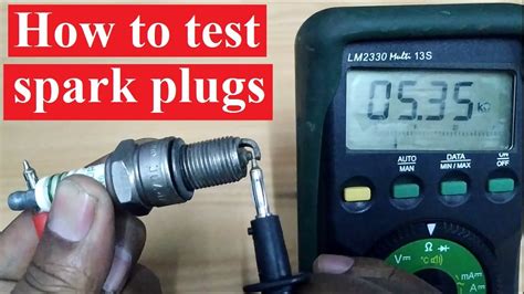 no spark plug test